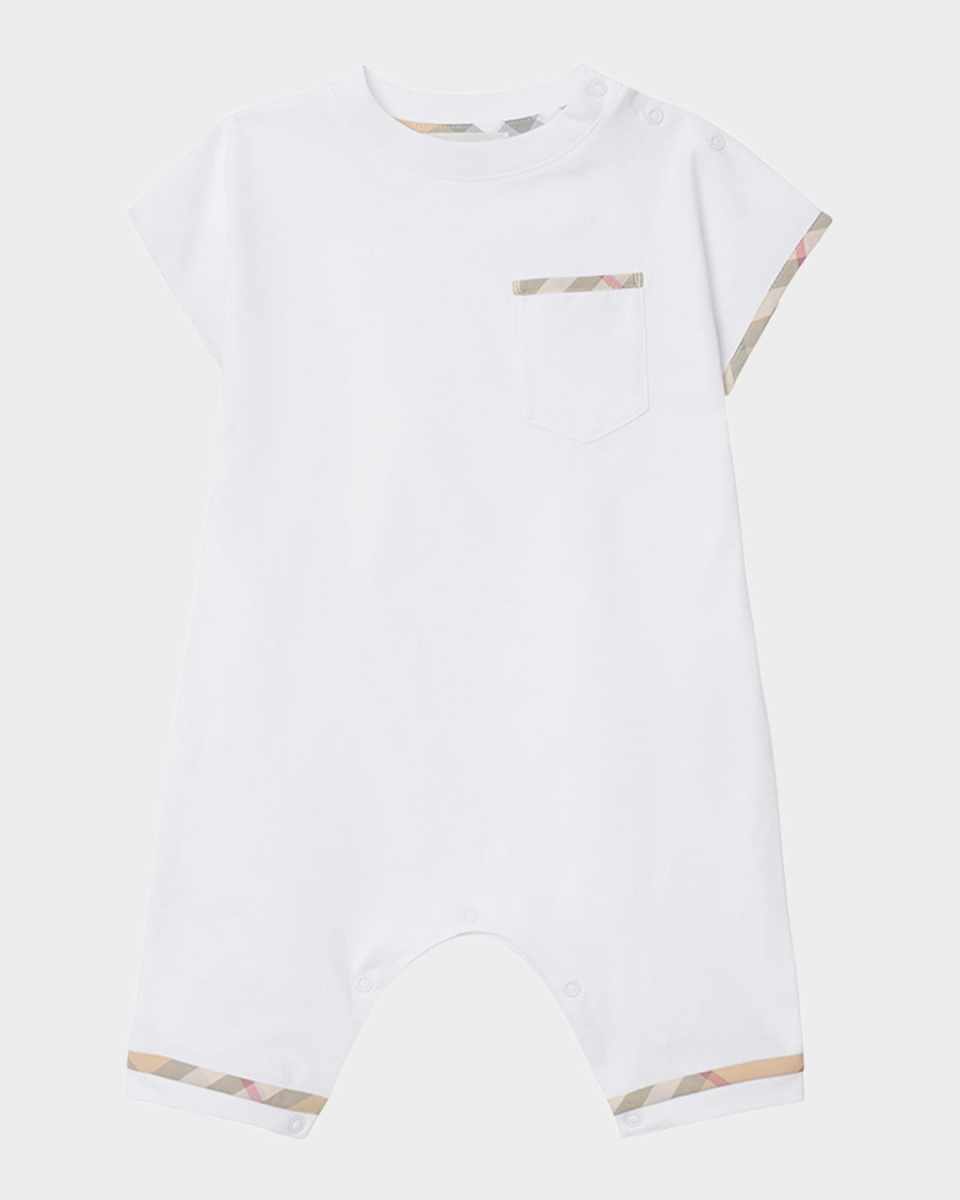 Boy's Jensen Cotton Jersey Playsuit, Size Newborn-18M